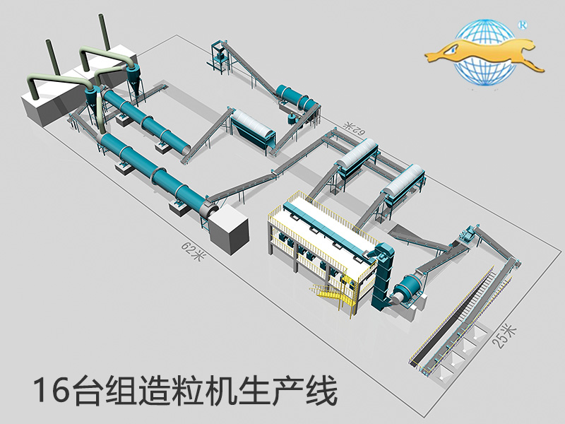 高溫快速發(fā)酵有機肥生產(chǎn)線